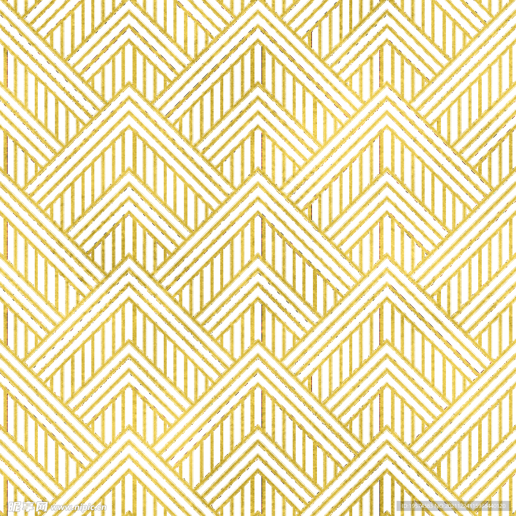金色抽象线条图案奢华大气
