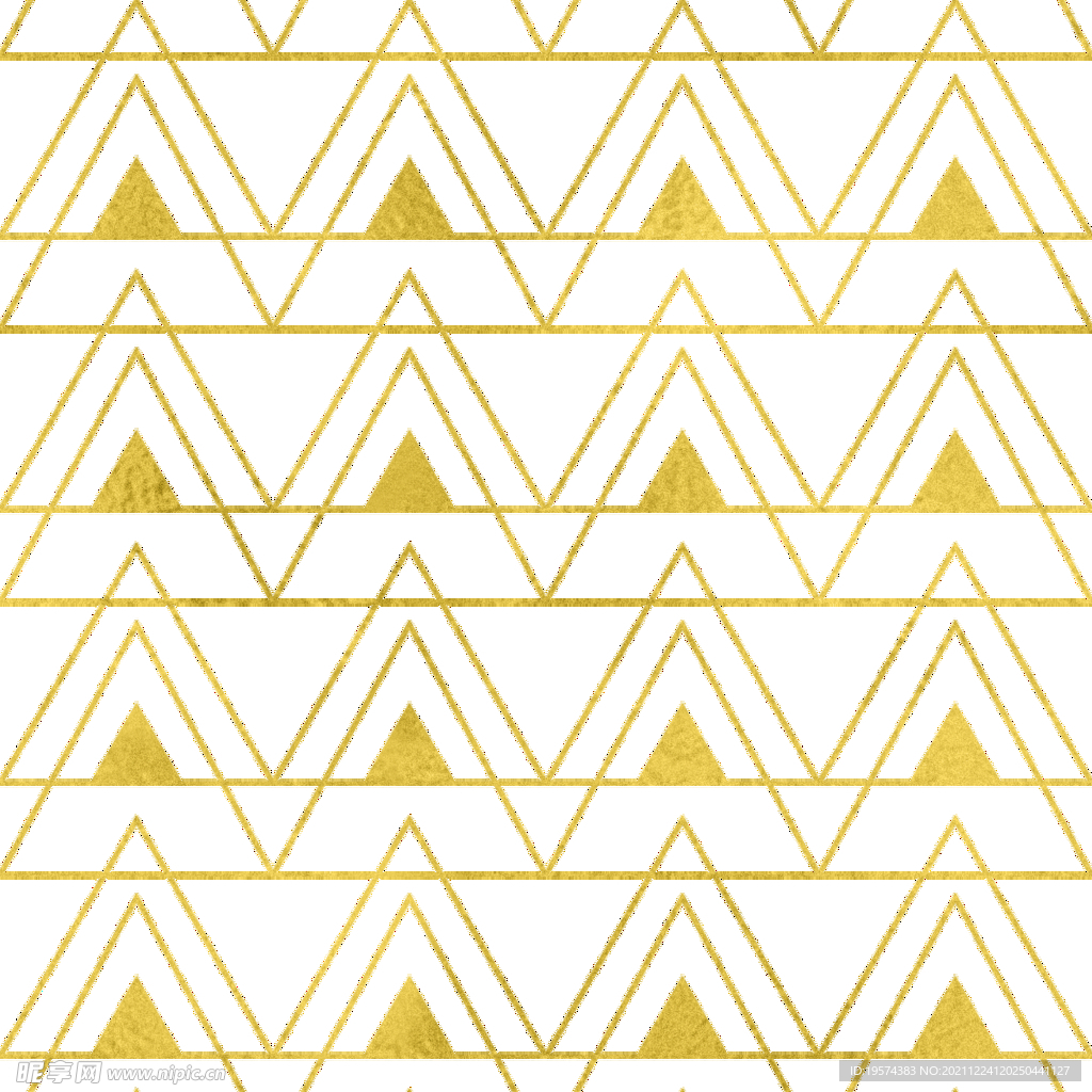 金色抽象线条图案奢华大气