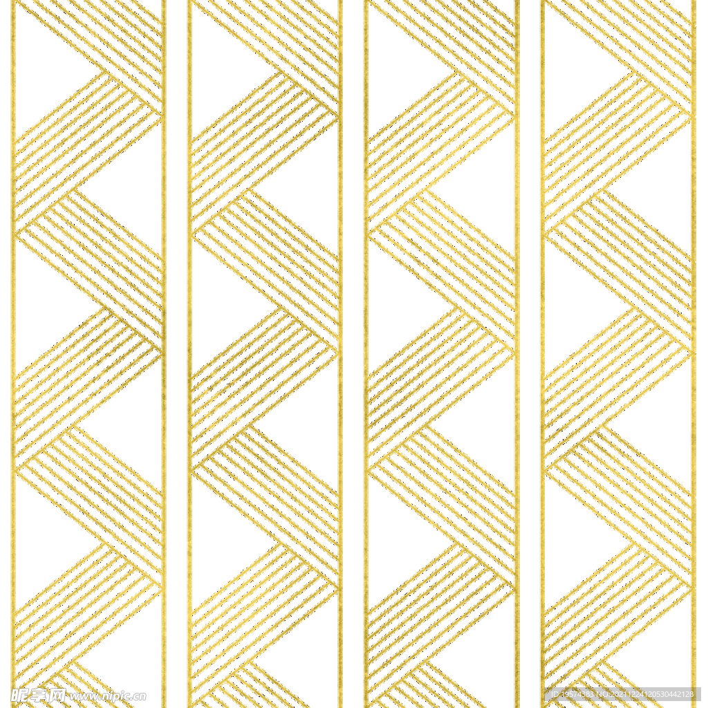 金色抽象线条图案奢华大气