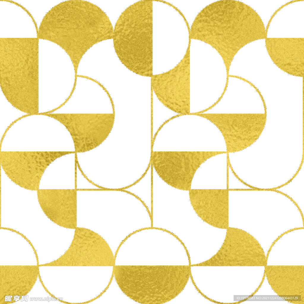 金色抽象线条图案奢华大气