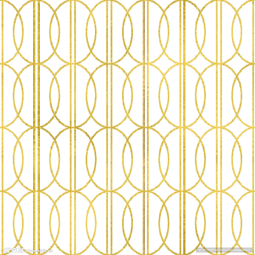 金色抽象线条图案奢华大气