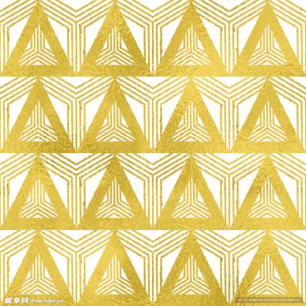 金色抽象线条图案奢华大气