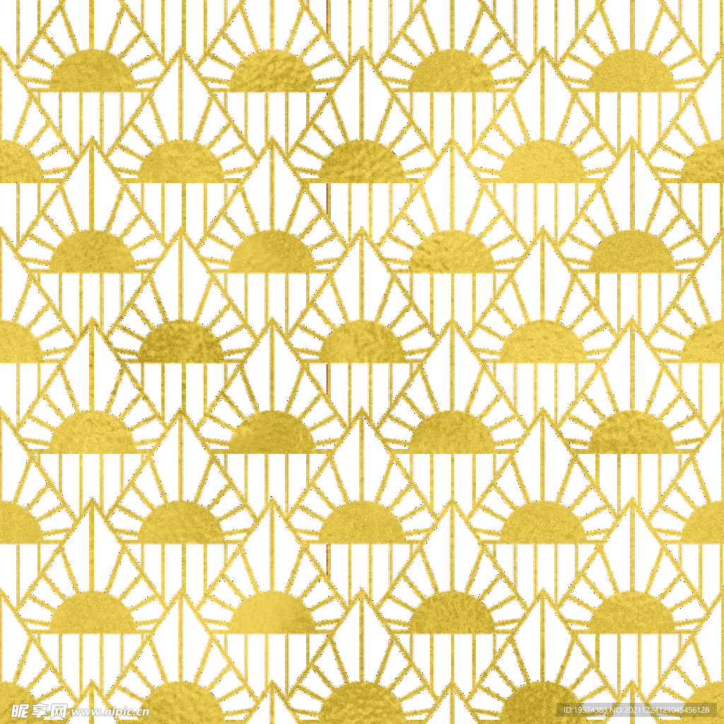 金色抽象线条图案奢华大气