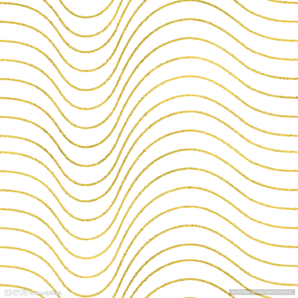 金色抽象线条图案奢华大气