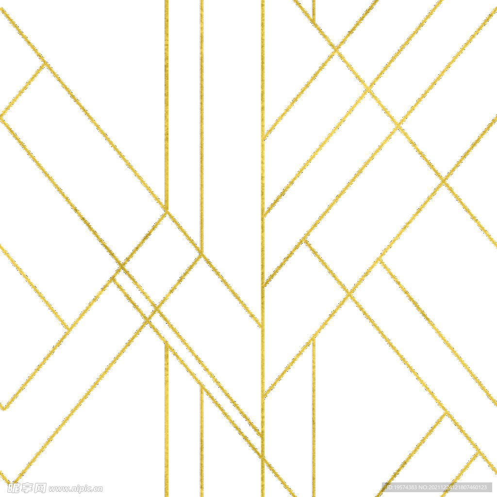 金色抽象线条图案奢华大气