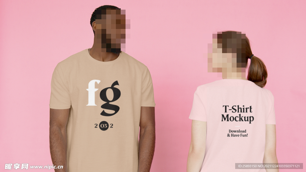 T恤样机贴图