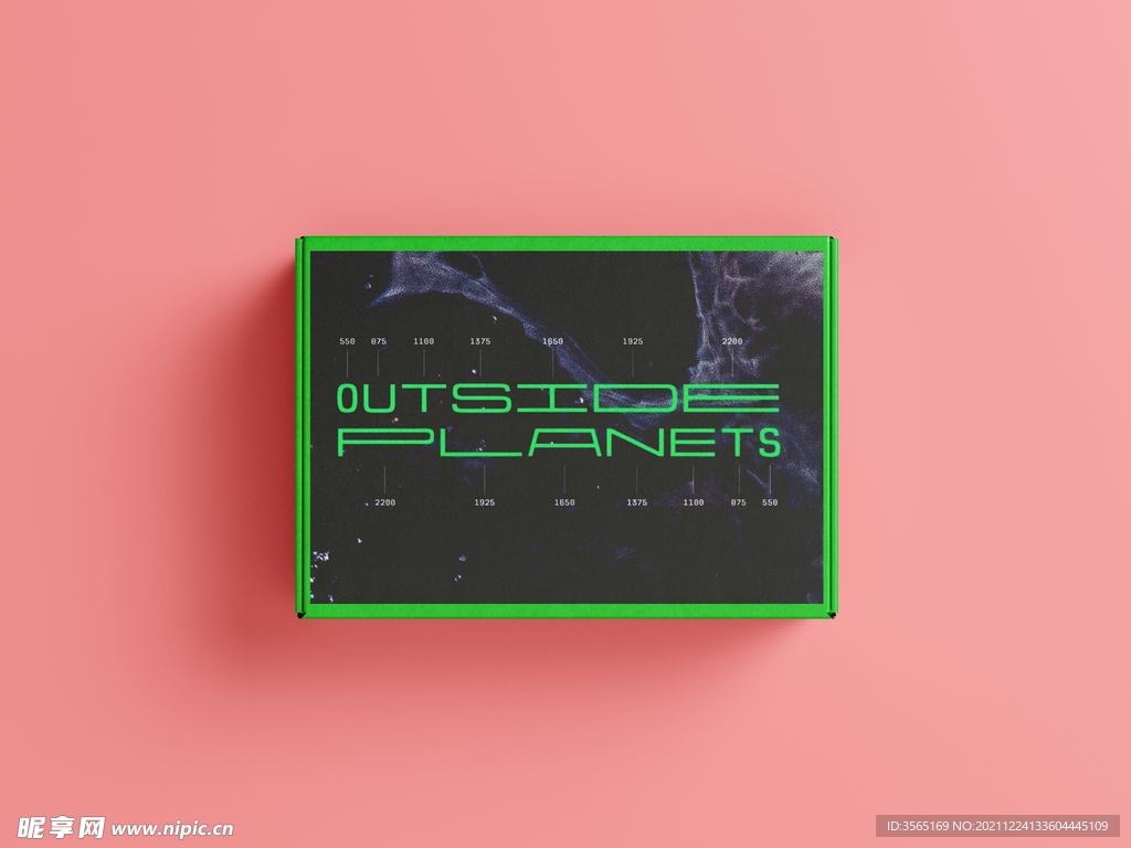 翻盖飞机盒纸盒PSD样机