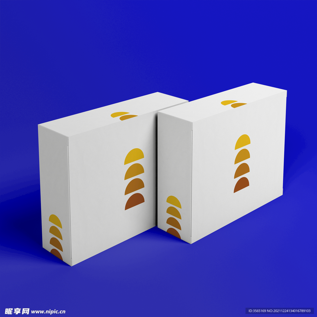 纸盒包装盒贴图样机