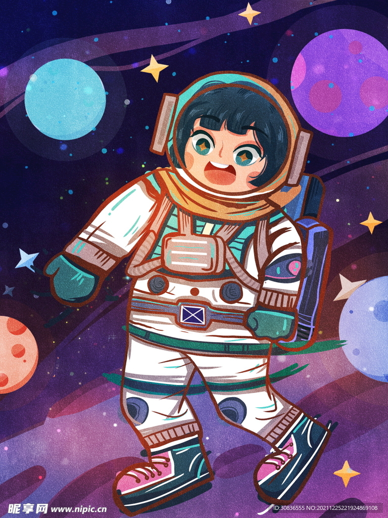 宇宙星空 宇航员 