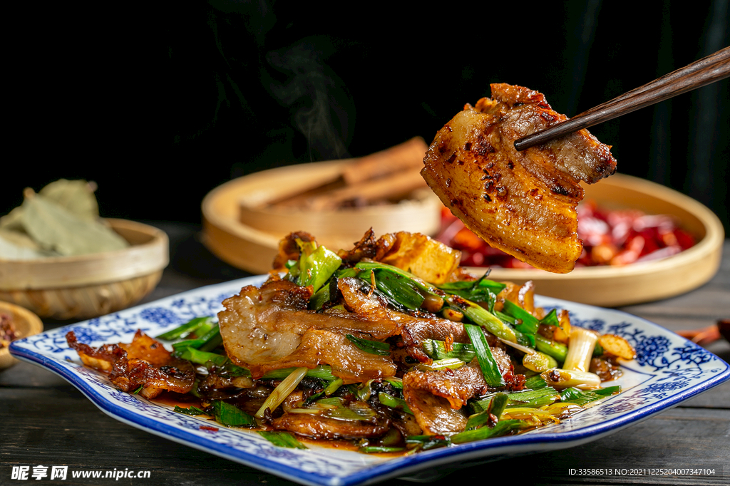 蒜苗老腊肉
