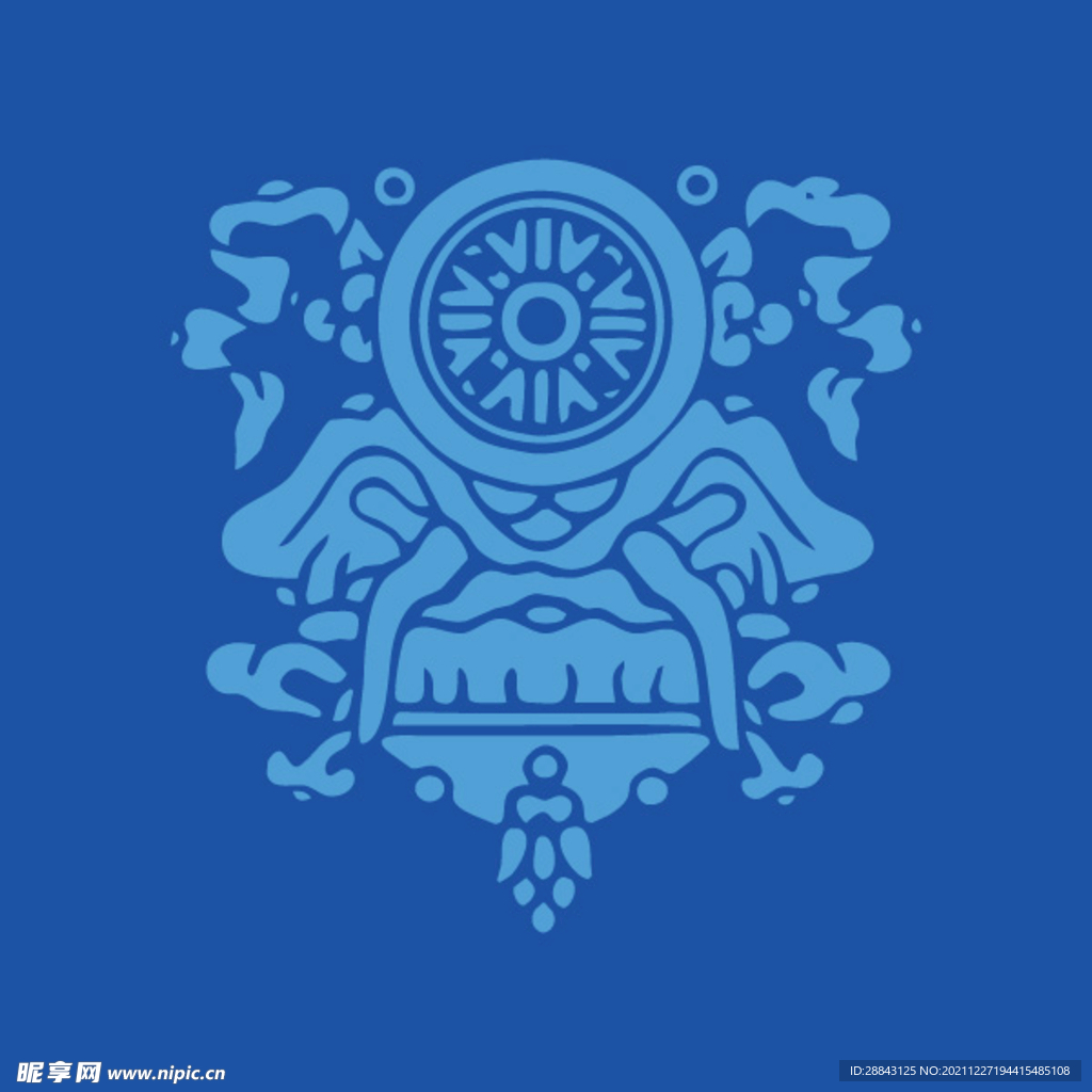 复古 古典国风矢量图形素材底纹