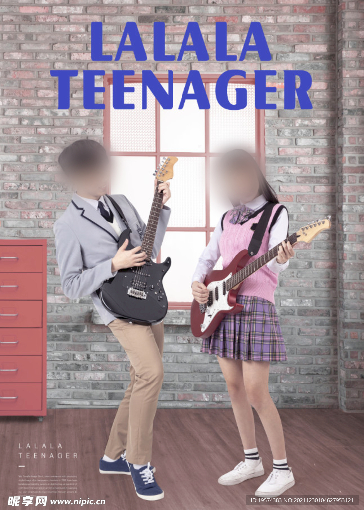 青年学生摄影背景