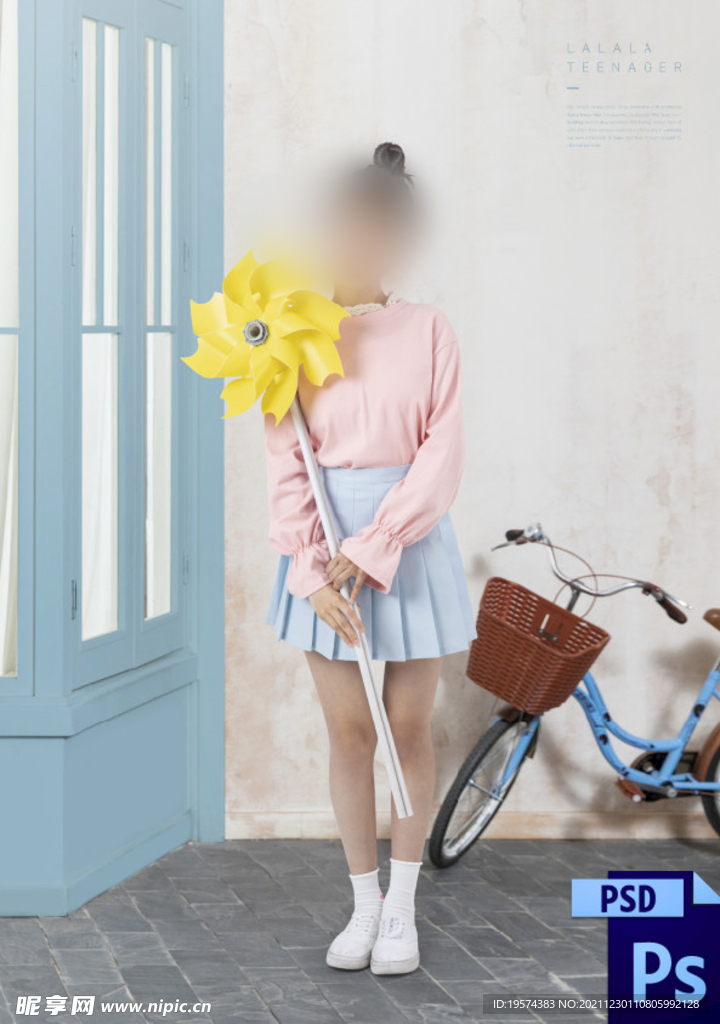 青年学生摄影背景