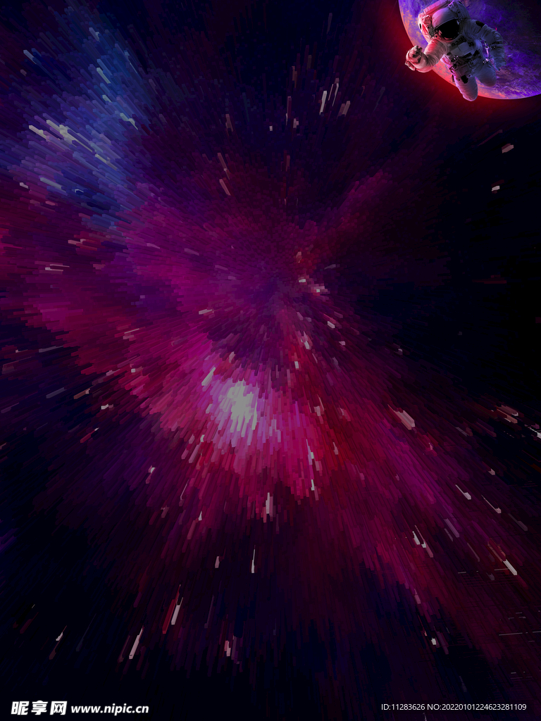 科幻矩阵背景图