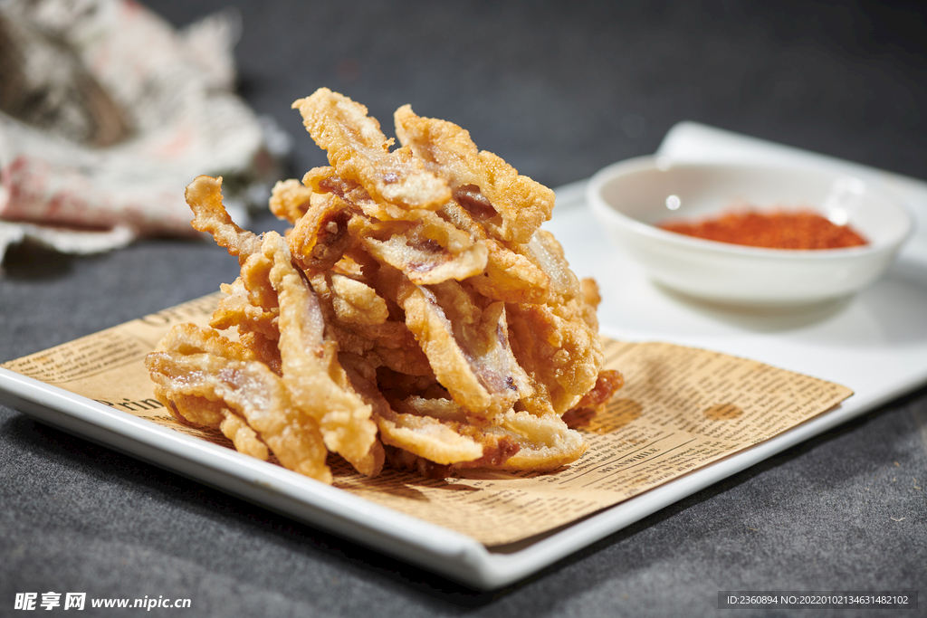 现炸酥肉