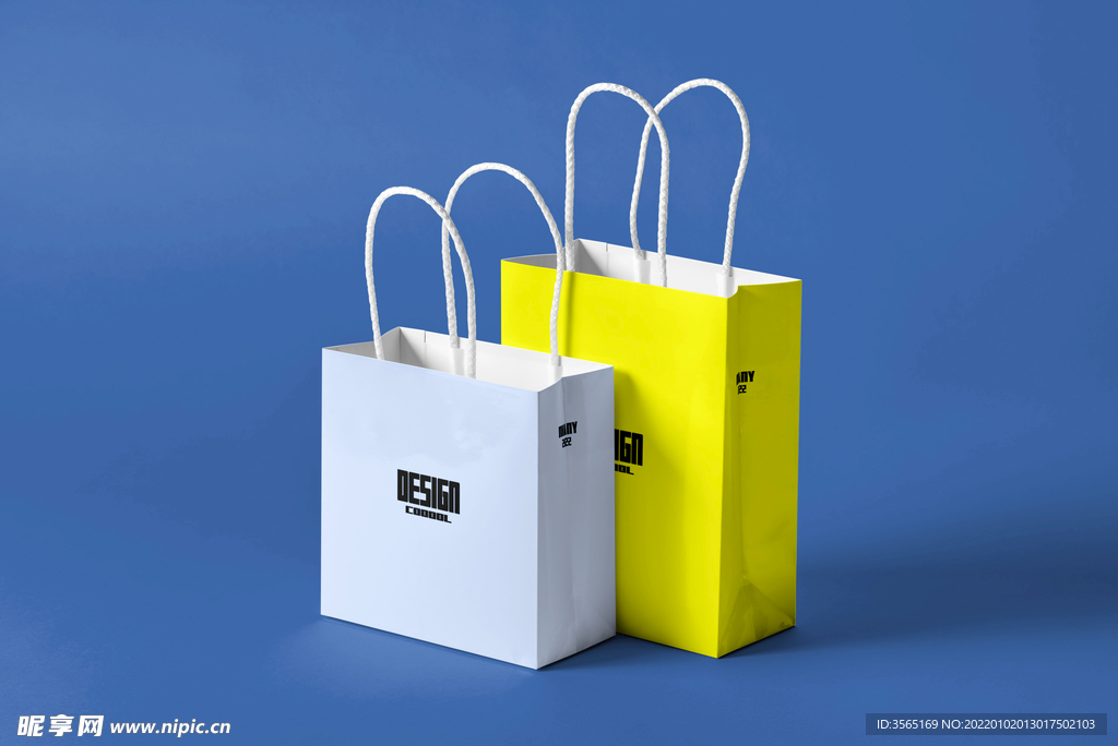 纸质手提购物袋样机
