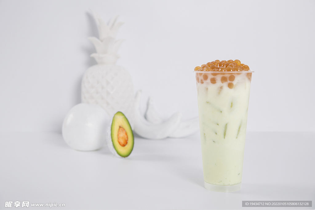 牛油果珍珠奶茶