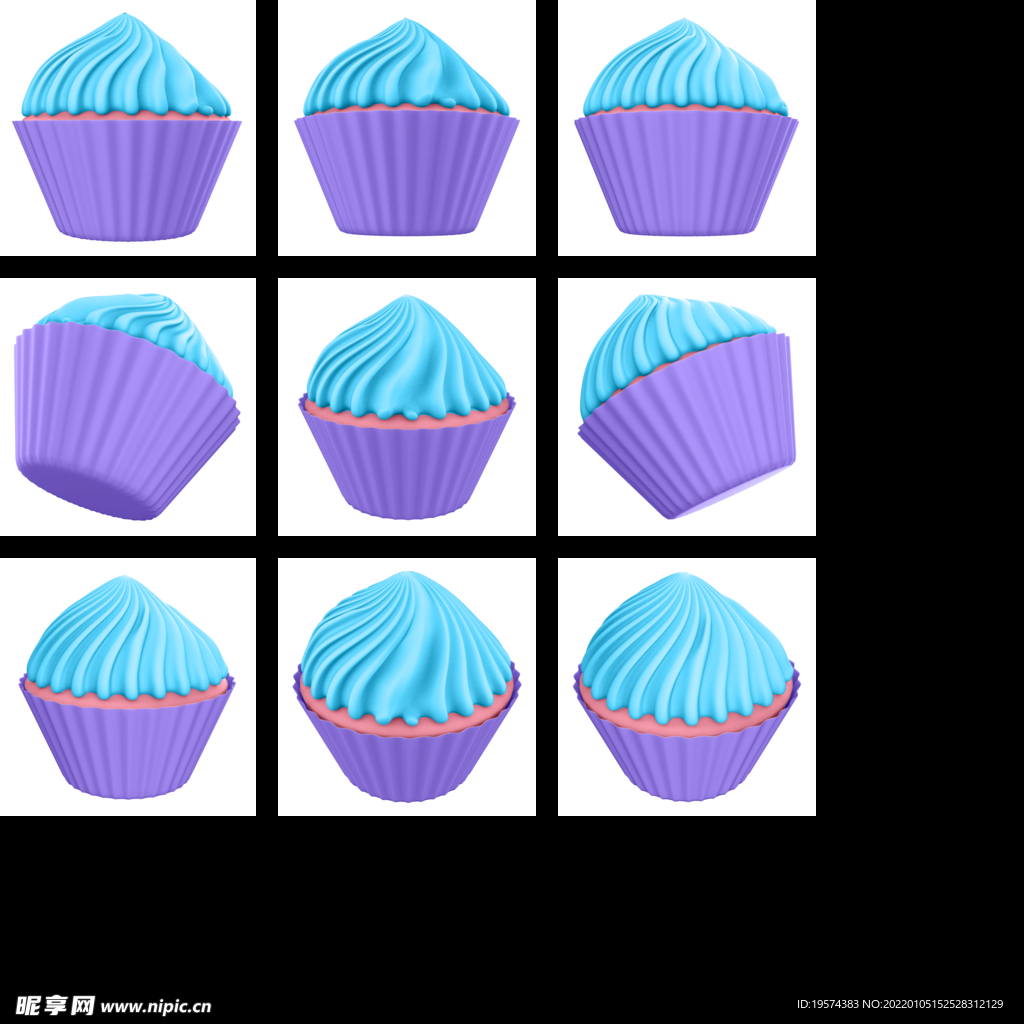 纸杯小蛋糕面包