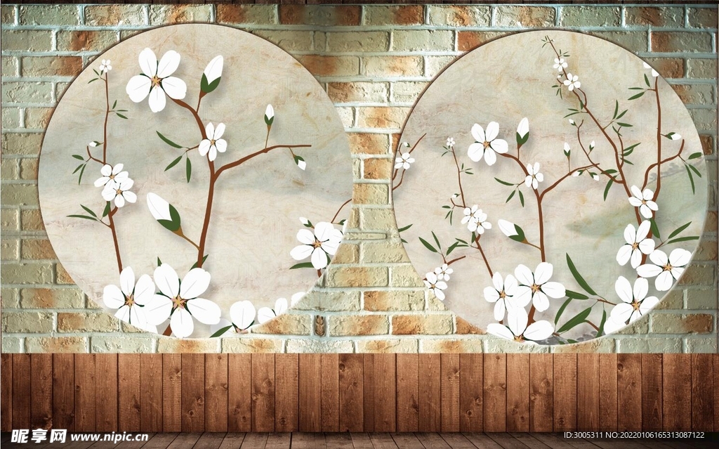晶瓷画抽象画兰花