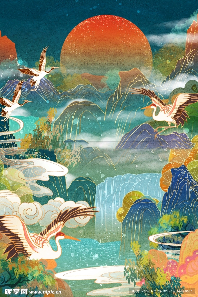 国潮海报设计图片