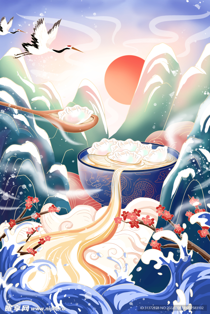 国潮海报设计图片