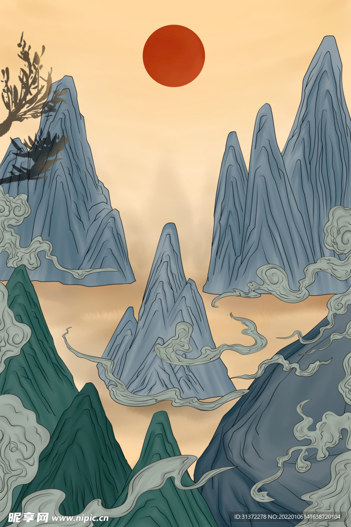 国潮海报设计图片