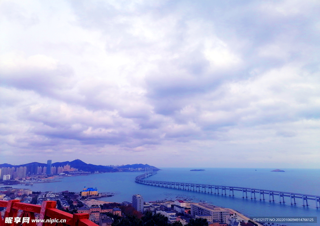星海湾跨海大桥海景