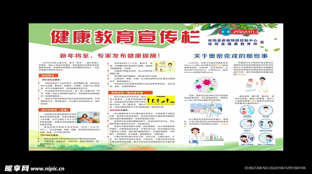 健康教育宣传栏
