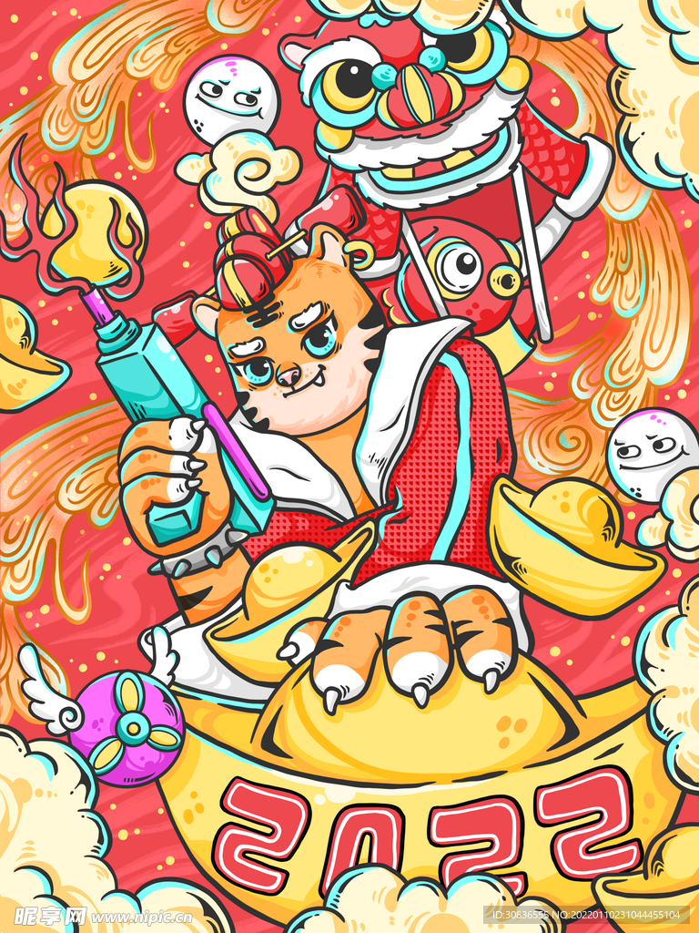 虎年素材 