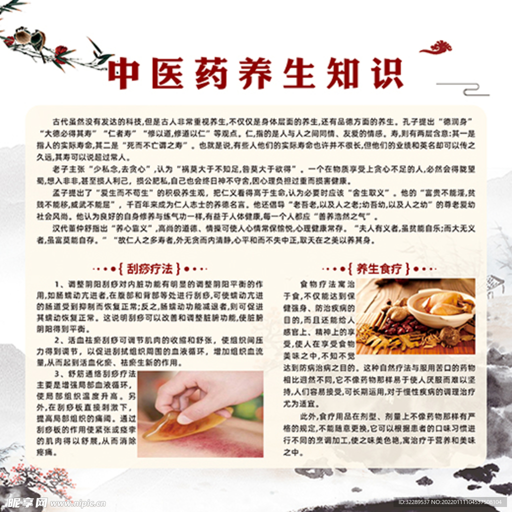 宣传栏-中医药养生