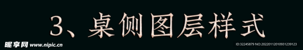 字体样式