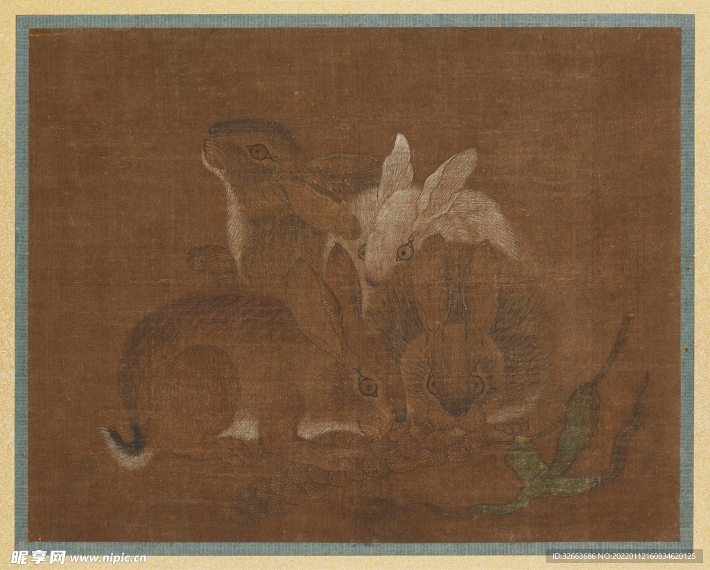 名家字画 古典字画 水墨画 山