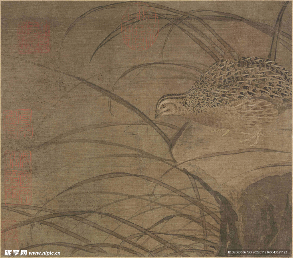 名家字画 古典字画 水墨画 山