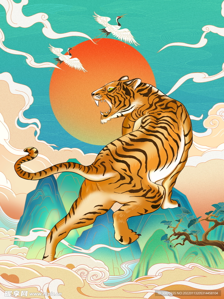 虎年素材 