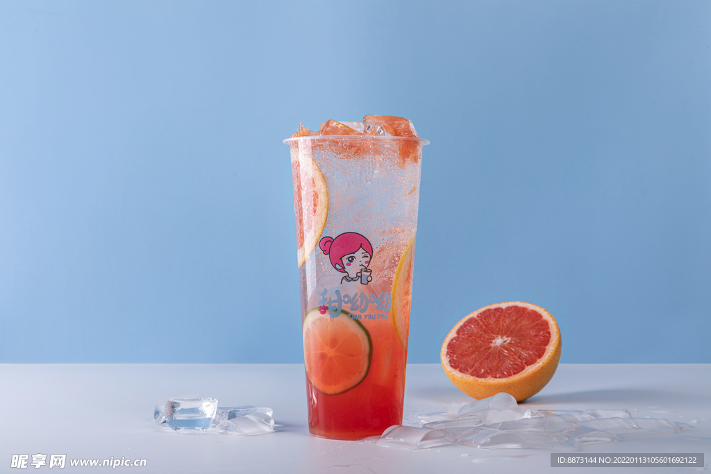 红柚泡饮水果茶