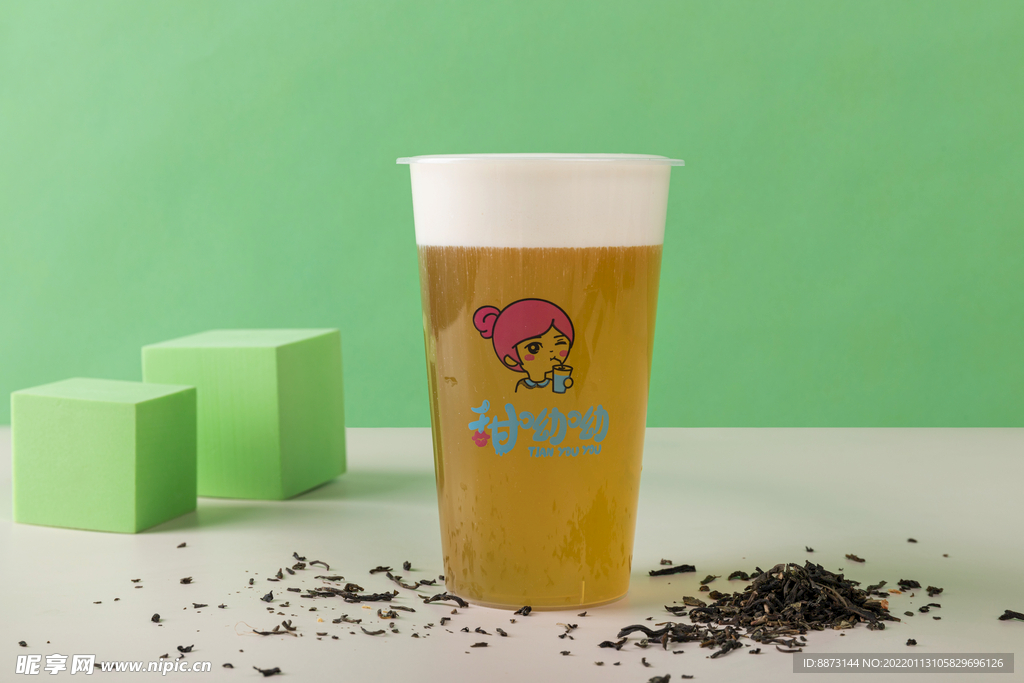 绿茶浮云奶霜