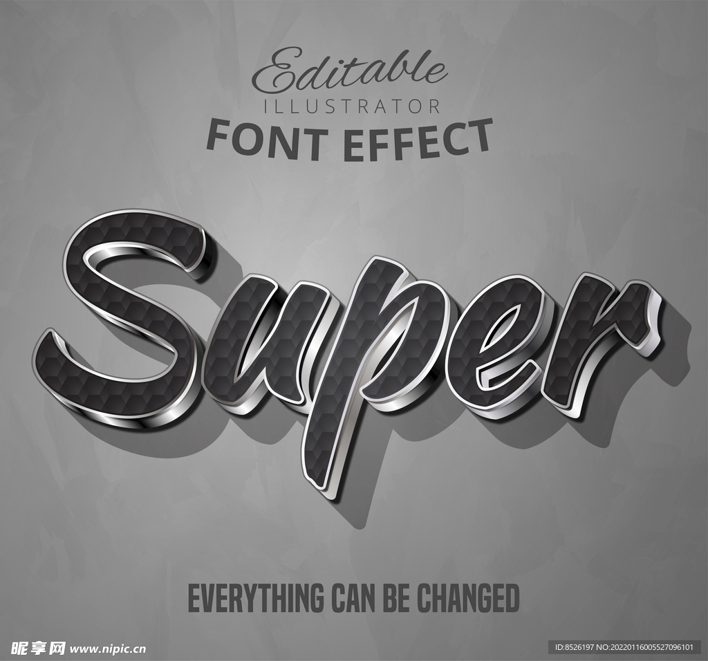 3D字体设计