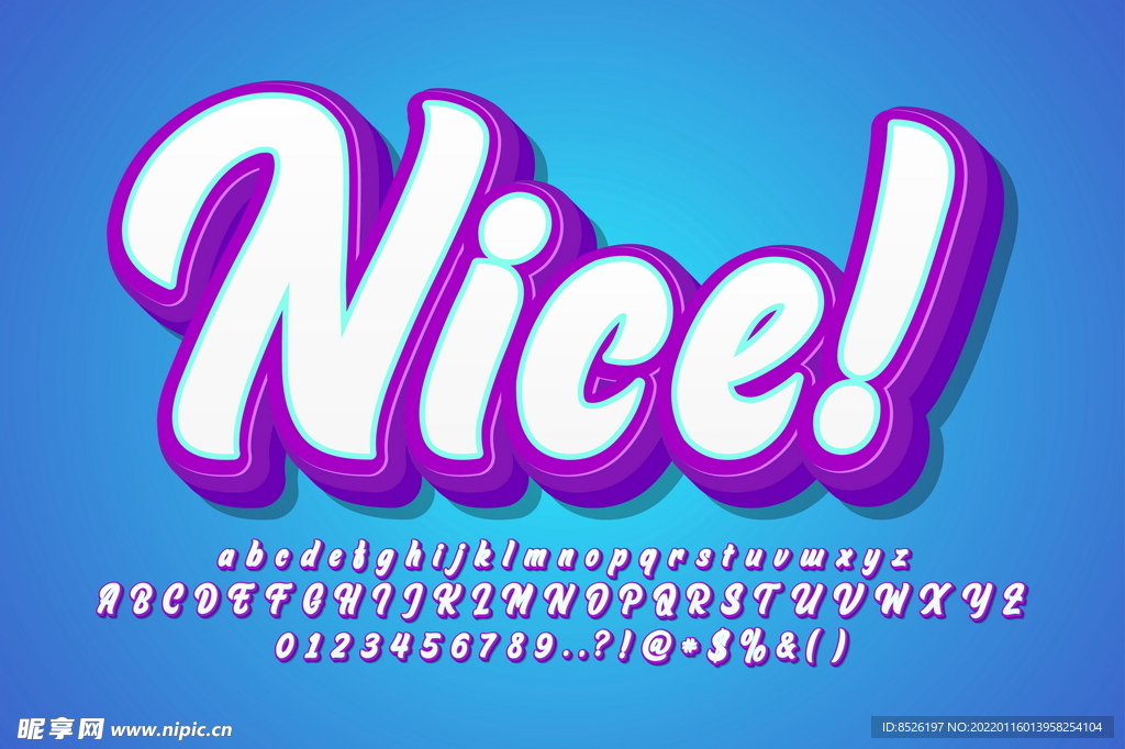 3D字体设计