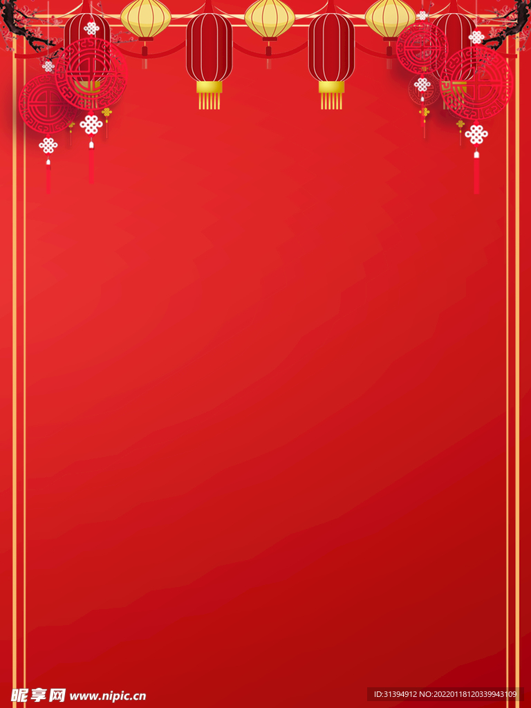 红色背景