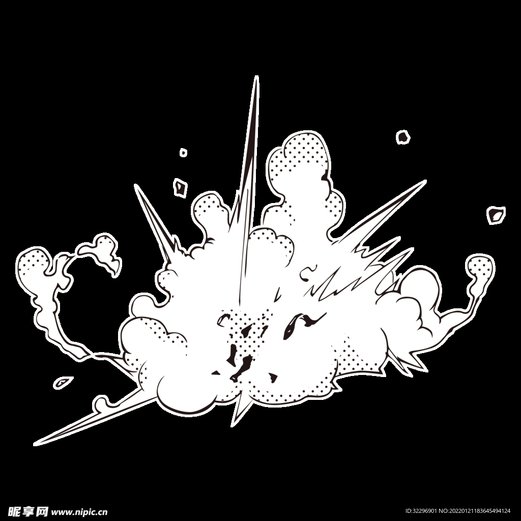 爆炸烟雾