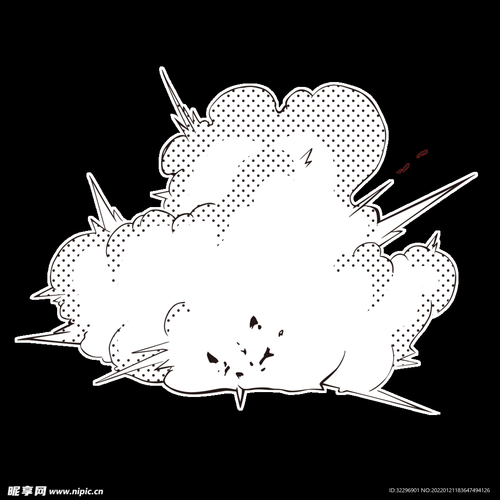 爆炸烟雾