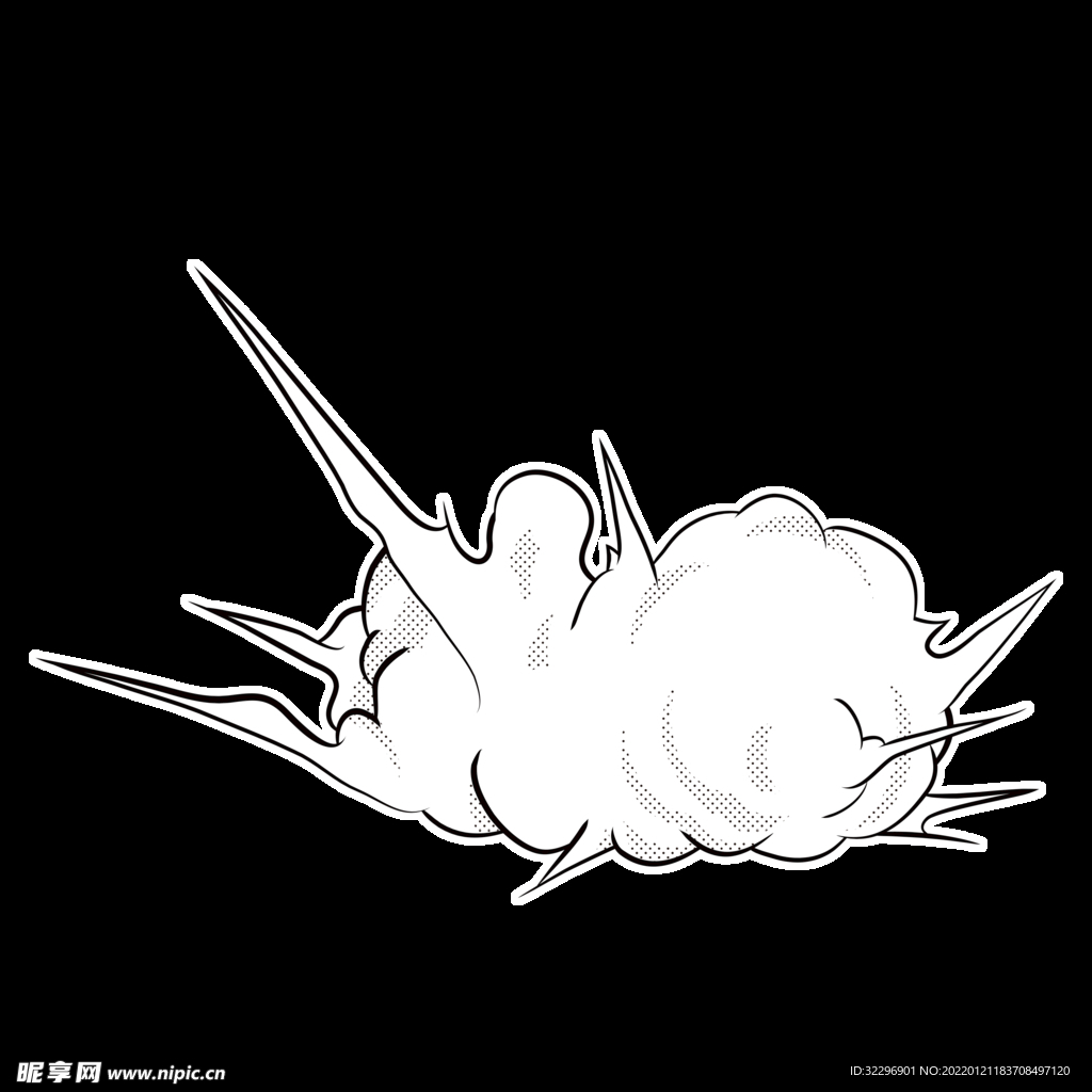 爆炸烟雾