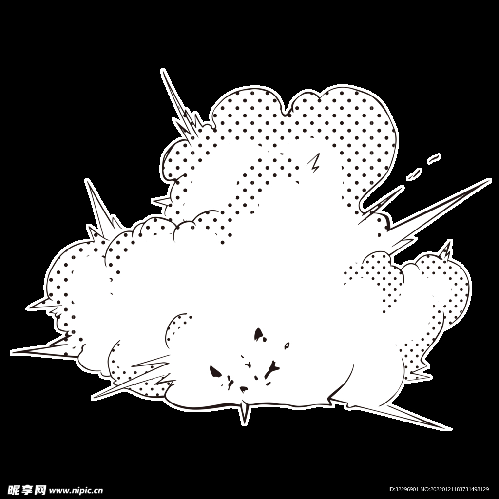 爆炸烟雾