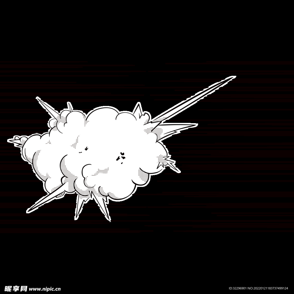 爆炸烟雾