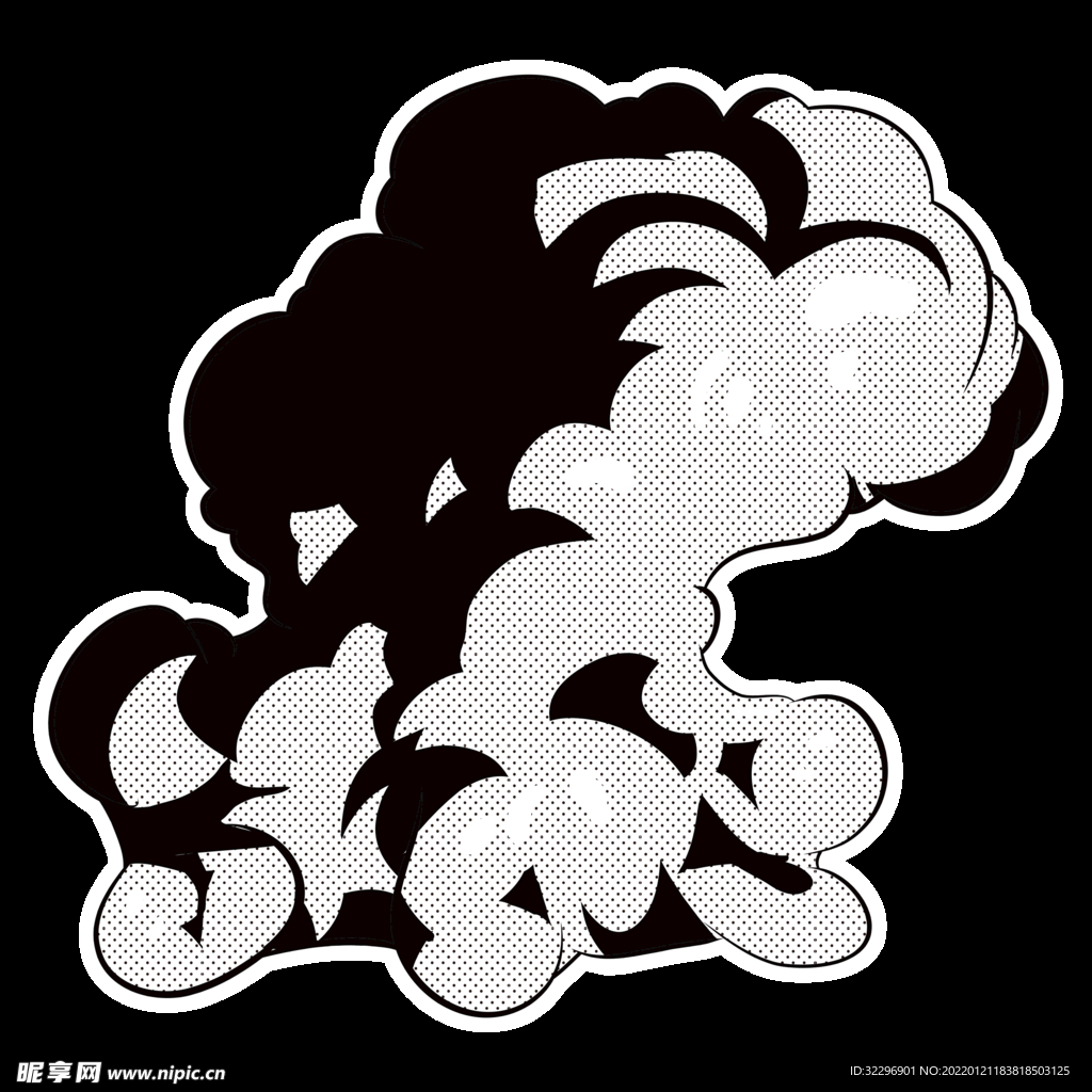 爆炸烟雾