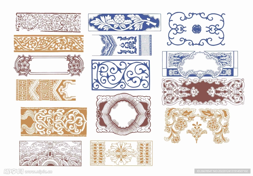 中国风边框设计