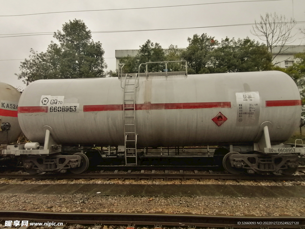铁路车箱之油罐车