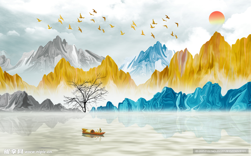 山水装饰画