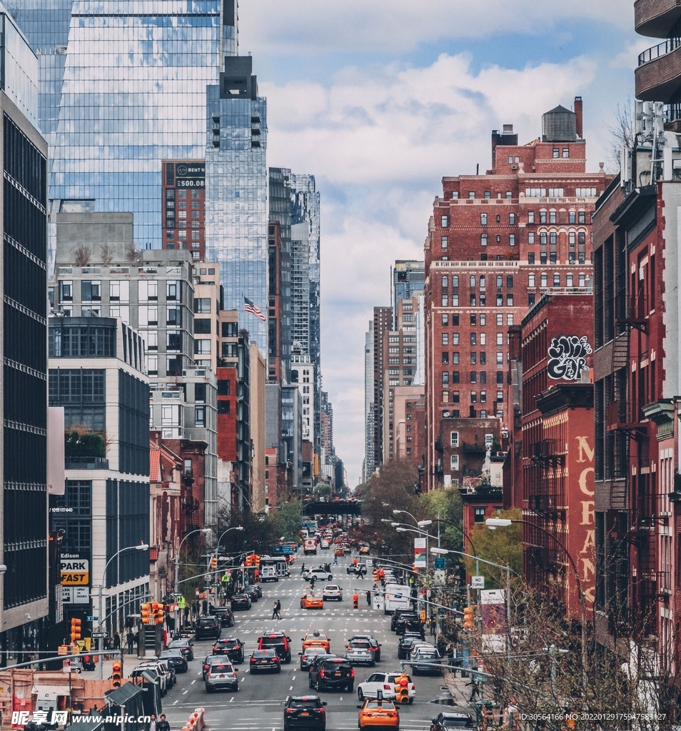 城市建筑空间背景素材