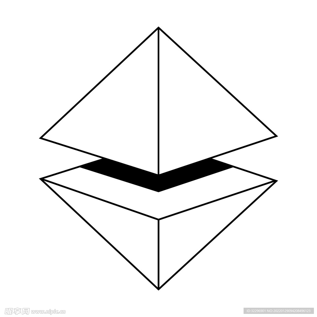 新潮酸性网格抽象形状素材